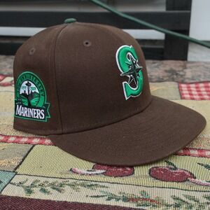 SEATTLE MARINERS NEW ERA 59FIFTY HAT 7 3/8 30th Anniversary Patch Pine Green